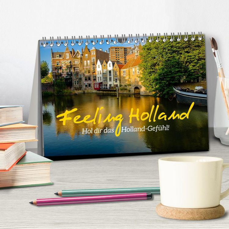 Produktbild: Feeling Holland (Tischkalender 2026 DIN A5 quer), CALVENDO Monatskalender