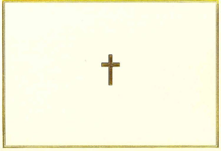 Produktbild: Gold Cross Note Cards