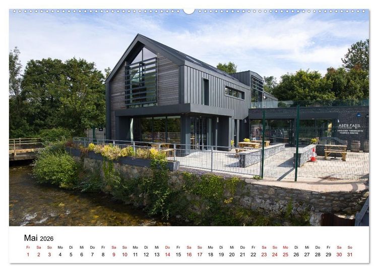 Produktbild: Wales Land der Sehensw&uuml;rdigkeiten, Landschaften und Natur (Wandkalender 2026 DIN A2 quer), CALVENDO Monatskalender