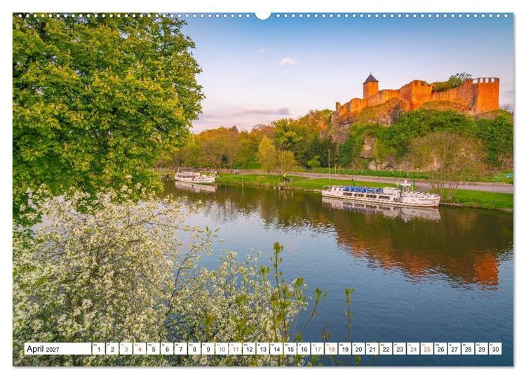 Produktbild: Halle-Saale - Die sch&ouml;nsten Ansichten (hochwertiger Premium Wandkalender 2027 DIN A2 quer), Kunstdruck in Hochglanz