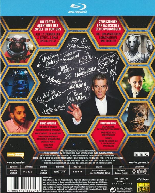Produktbild: Doctor Who - Die komplette 8. Staffel [6 BRs]