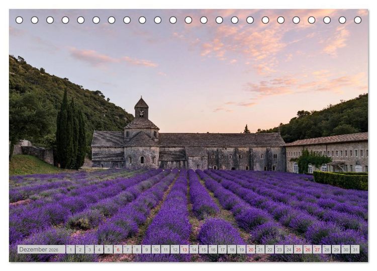 Produktbild: Provence, der sinnliche S&uuml;den Frankreichs (Tischkalender 2026 DIN A5 quer), CALVENDO Monatskalender