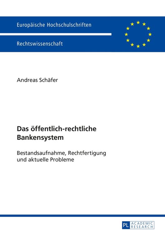 Produktbild: Das &ouml;ffentlich-rechtliche Bankensystem