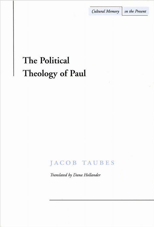 Produktbild: The Political Theology of Paul