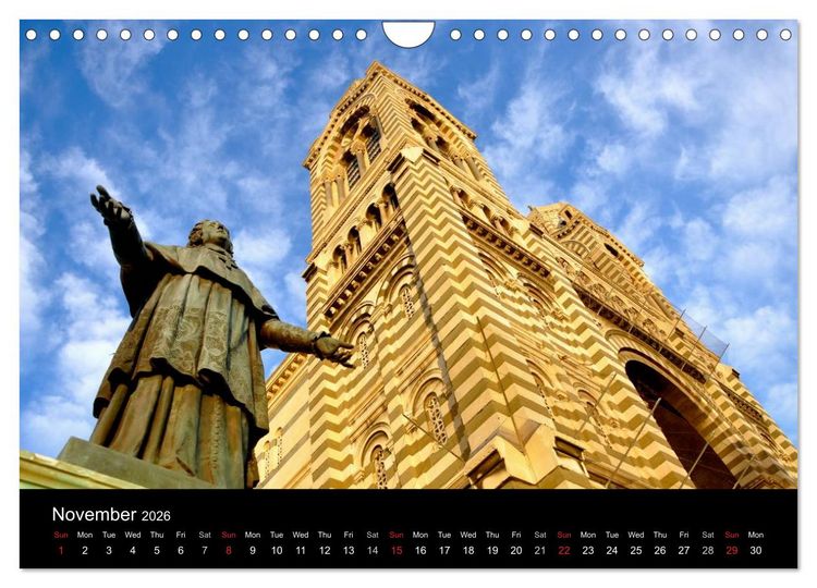 Produktbild: Marseille in my Heart (Wall Calendar 2026 DIN A4 landscape), CALVENDO 12 Month Wall Calendar