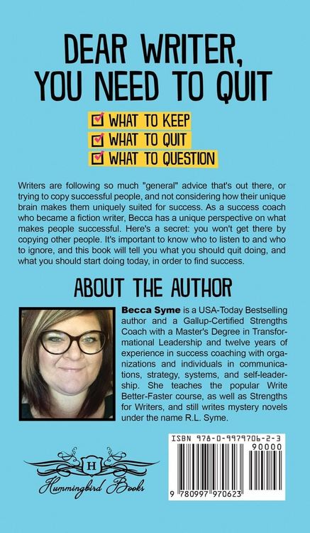 Produktbild: Dear Writer, You Need to Quit