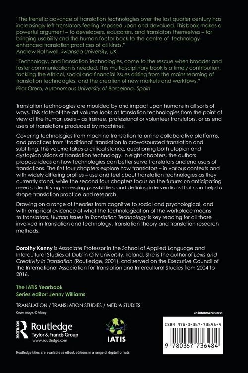 Produktbild: Human Issues in Translation Technology