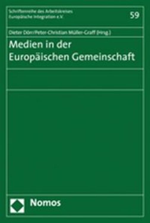 Produktbild: Medien in der Europ&auml;ischen Gemeinschaft