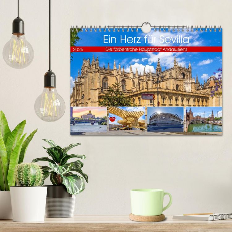 Produktbild: Ein Herz f&uuml;r Sevilla (Wandkalender 2026 DIN A4 quer), CALVENDO Monatskalender