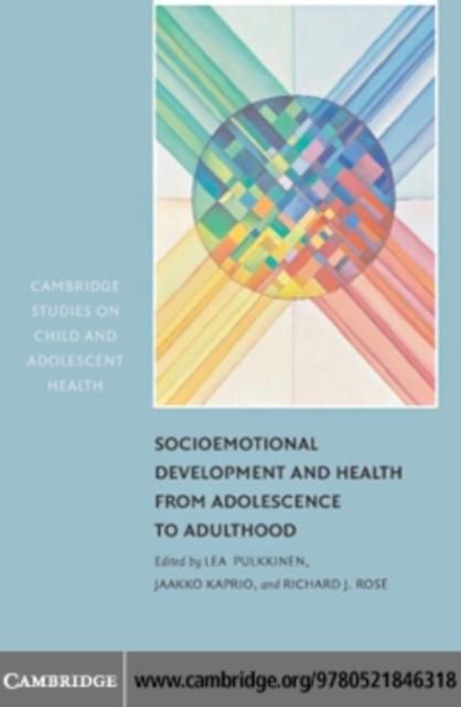 Produktbild: Socioemotional Development and Health from Adolescence to Adulthood