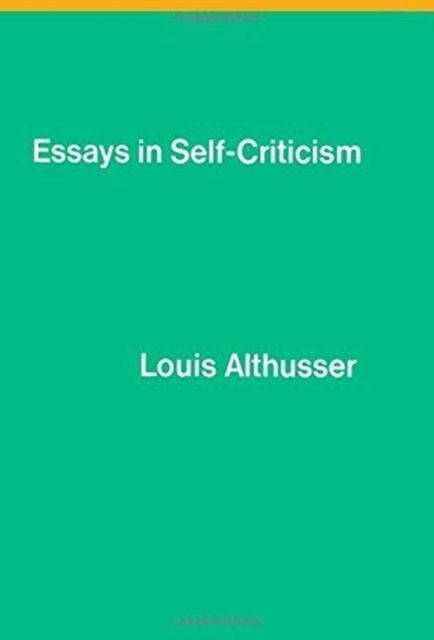 Produktbild: Essays on Self-Criticism