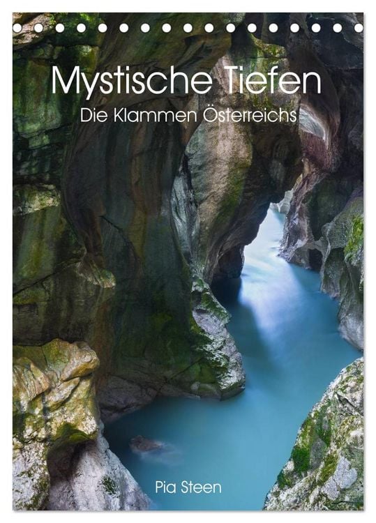 Produktbild: Mystische Tiefen - Die Klammen &Ouml;sterreichs (Tischkalender 2026 DIN A5 hoch), CALVENDO Monatskalender