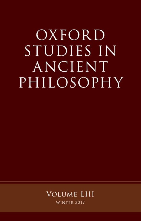 Produktbild: Oxford Studies in Ancient Philosophy, Volume 53