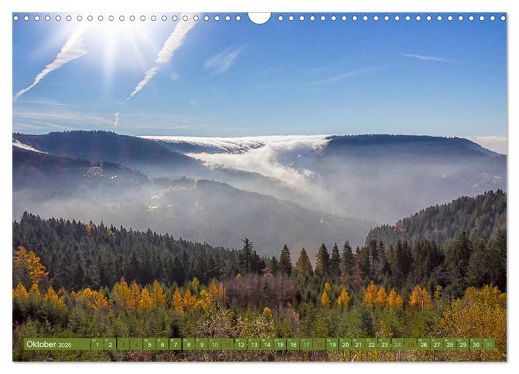 Produktbild: Die Jahreszeiten im Nordschwarzwald (Wandkalender 2026 DIN A3 quer), CALVENDO Monatskalender