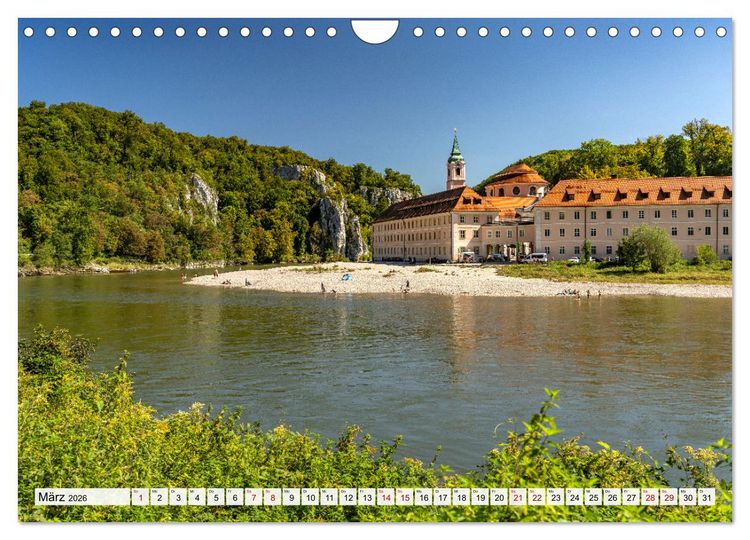 Produktbild: Deutsche Fl&uuml;sse - An der Donau (Wandkalender 2026 DIN A4 quer), CALVENDO Monatskalender
