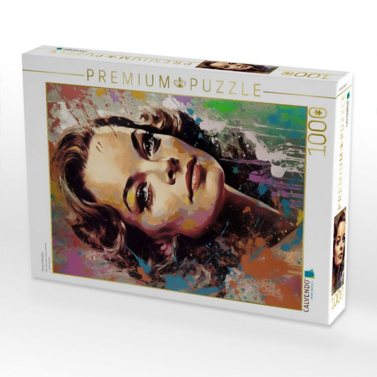 Produktbild: CALVENDO Puzzle Romy Schneider | 1000 Teile Lege-Gr&ouml;&szlig;e 64x48cm Foto-Puzzle f&uuml;r gl&uuml;ckliche Stunden