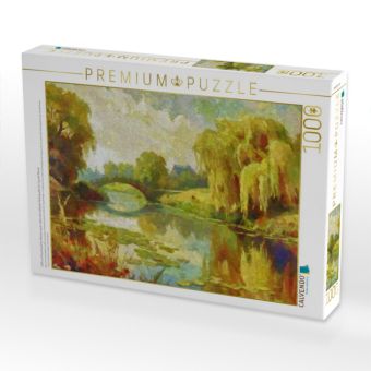 Produktbild: CALVENDO Puzzle Stille und beschauliche Motive waren stets eine beliebte Motivquelle f&uuml;r Claude Monet. | 1000 Teile Lege-Gr&ouml;&szlig;e 64x48cm Foto-Puzzle f&uuml;r gl&uuml;ckliche Stunden