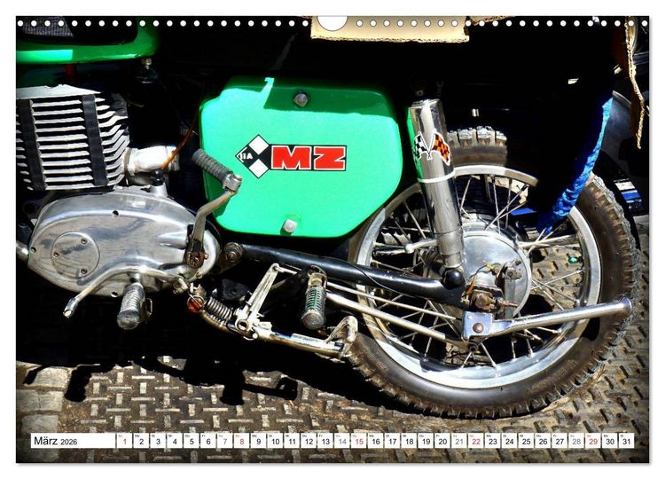 Produktbild: MZ Trophy - Eine Kultmaschine der DDR (Wandkalender 2026 DIN A3 quer), CALVENDO Monatskalender