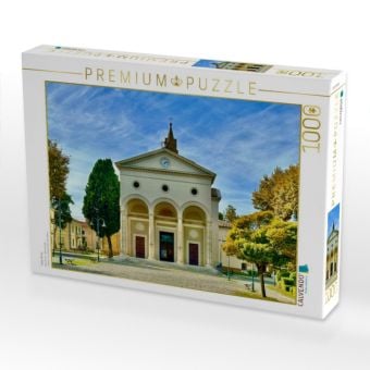 Produktbild: CALVENDO Puzzle Vada Kirche | 1000 Teile Lege-Gr&ouml;&szlig;e 64x48cm Foto-Puzzle f&uuml;r gl&uuml;ckliche Stunden