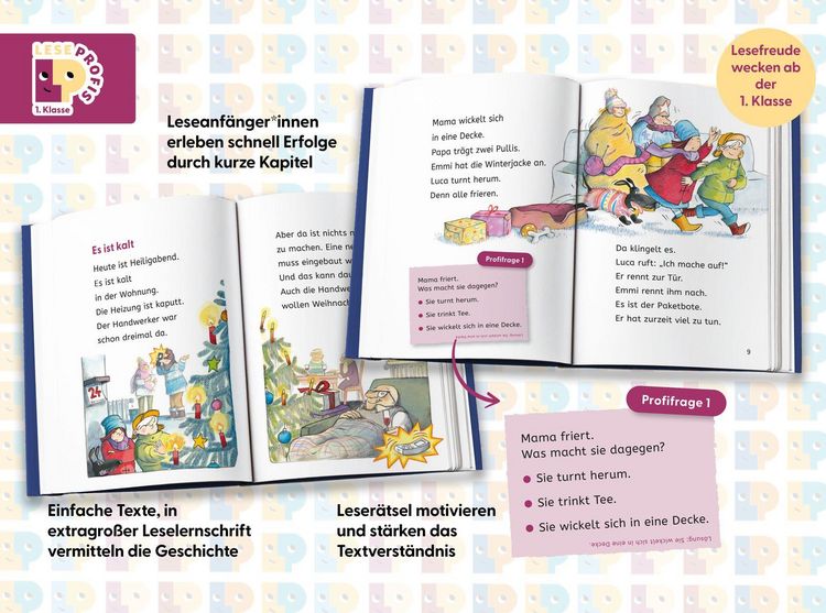 Produktbild: Leseprofis &ndash; Das sch&ouml;nste Weihnachtsgeschenk der Welt, 1. Klasse