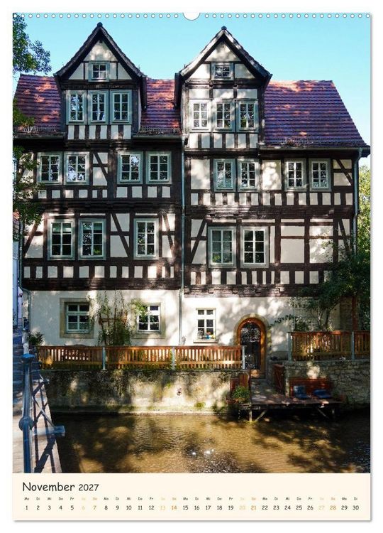 Produktbild: Erfurt von seiner sch&ouml;nsten Seite (Wandkalender 2027 DIN A2 hoch), CALVENDO Monatskalender
