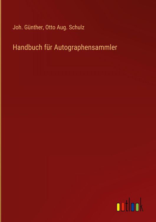 Produktbild: Handbuch f&uuml;r Autographensammler
