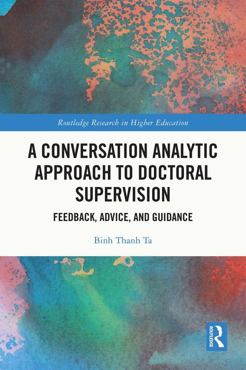 Produktbild: A Conversation Analytic Approach to Doctoral Supervision