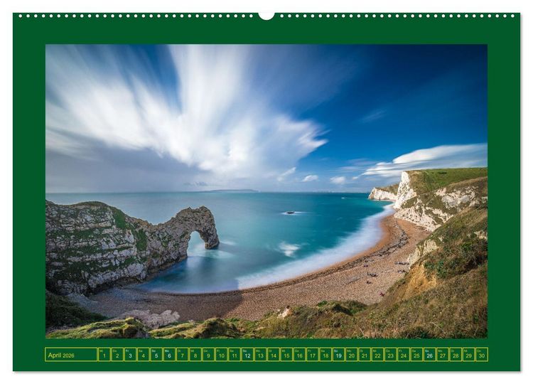 Produktbild: Rundreise: Dorset in sieben Tagen (Wandkalender 2026 DIN A2 quer), CALVENDO Monatskalender