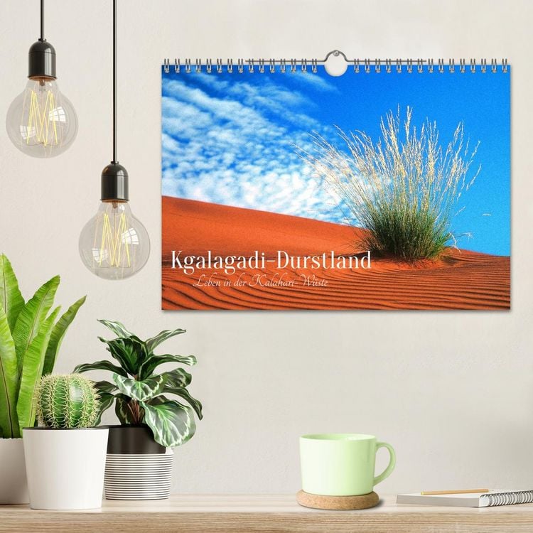 Produktbild: Kgalagadi-Durstland (Wandkalender 2026 DIN A4 quer), CALVENDO Monatskalender