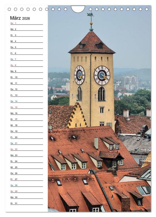 Produktbild: Regensburg - Ansichtssache (Wandkalender 2026 DIN A4 hoch), CALVENDO Monatskalender