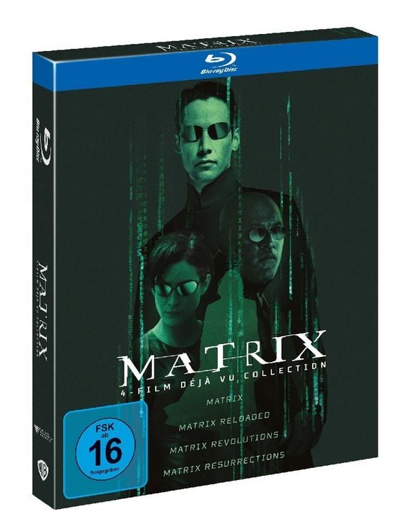 Produktbild: Matrix 4-Film D&eacute;j&agrave; Vu Collection [4 BRs]