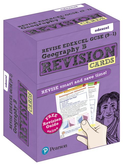 Produktbild: Pearson REVISE Edexcel GCSE Geography B Revision Cards - for 2026, 2027 exams