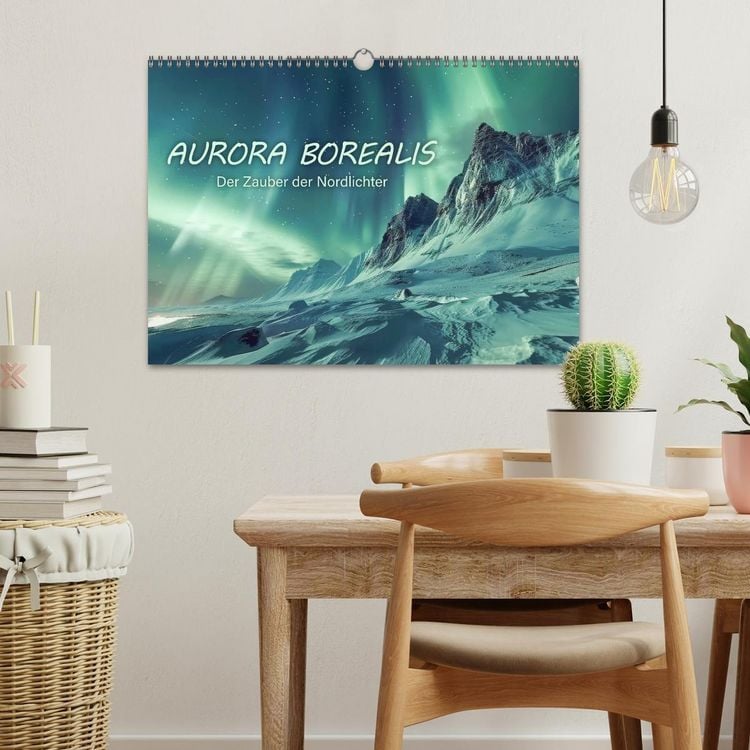 Produktbild: Aurora Borealis - Der Zauber der Nordlichter (Wandkalender 2026 DIN A3 quer), CALVENDO Monatskalender