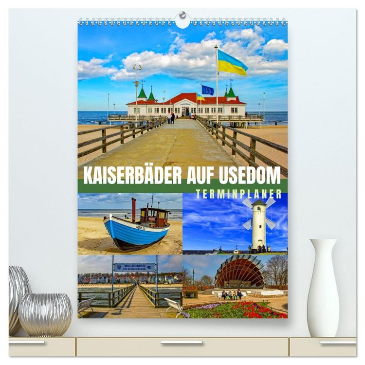 Produktbild: Kaiserb&auml;der auf Usedom (hochwertiger Premium Wandkalender 2026 DIN A2 hoch), Kunstdruck in Hochglanz