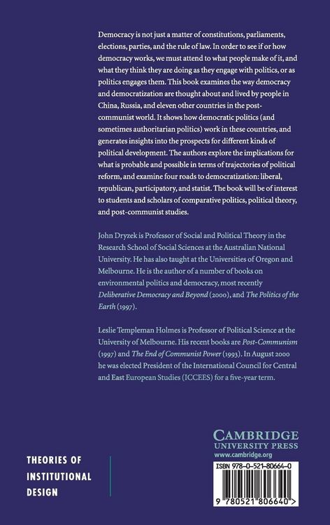 Produktbild: Post-Communist Democratization