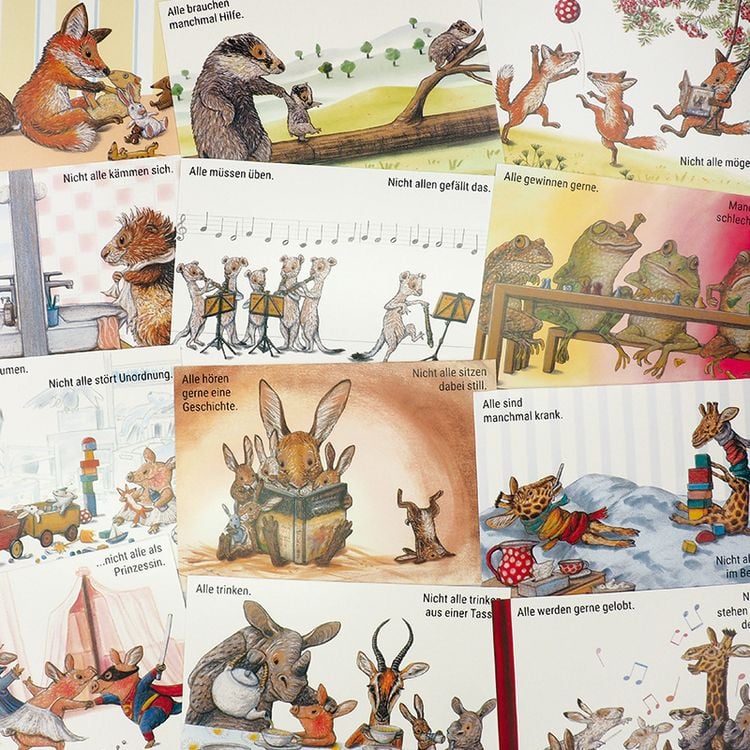 Produktbild: Alle? Nicht alle! Postkarten-Set