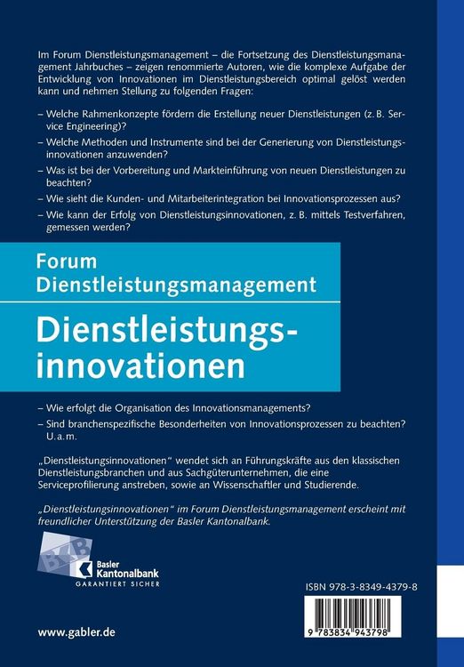 Produktbild: Dienstleistungsinnovationen