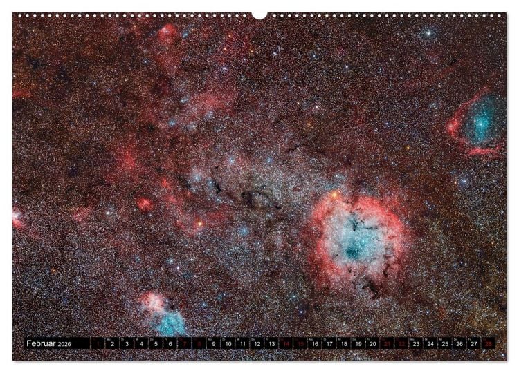 Produktbild: Deepsky XVII (Wandkalender 2026 DIN A2 quer), CALVENDO Monatskalender