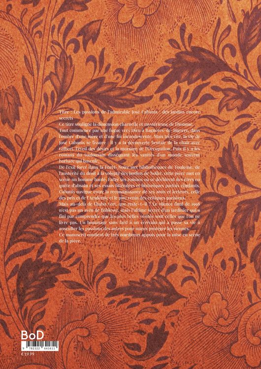 Produktbild: Les passions de l'admirable Jos&eacute; Cabanis, des jardins toujours secrets