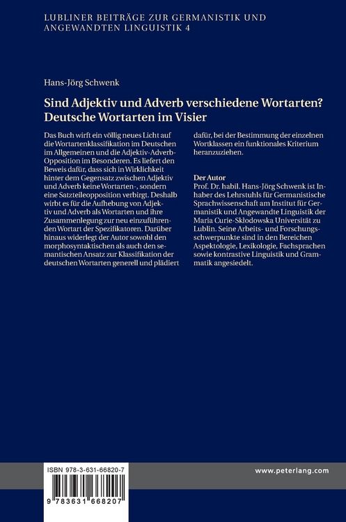 Produktbild: Sind Adjektiv und Adverb verschiedene Wortarten? Deutsche Wortarten im Visier