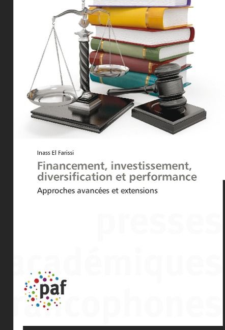 Produktbild: El Farissi, I: Financement, investissement, diversification