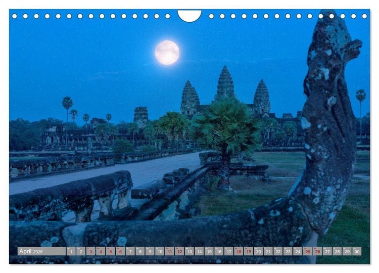 Produktbild: Vollmond - Momente der Ruhe (Wandkalender 2026 DIN A4 quer), CALVENDO Monatskalender