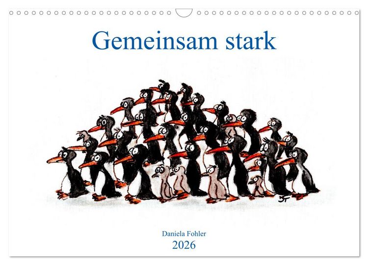 Produktbild: Gemeinsam stark (Wandkalender 2026 DIN A3 quer), CALVENDO Monatskalender