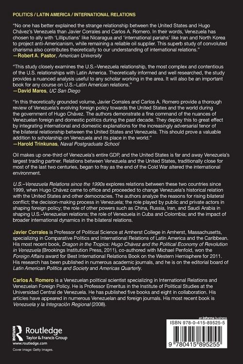 Produktbild: U.S.-Venezuela Relations since the 1990s