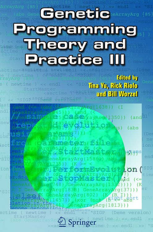 Produktbild: Genetic Programming Theory and Practice III