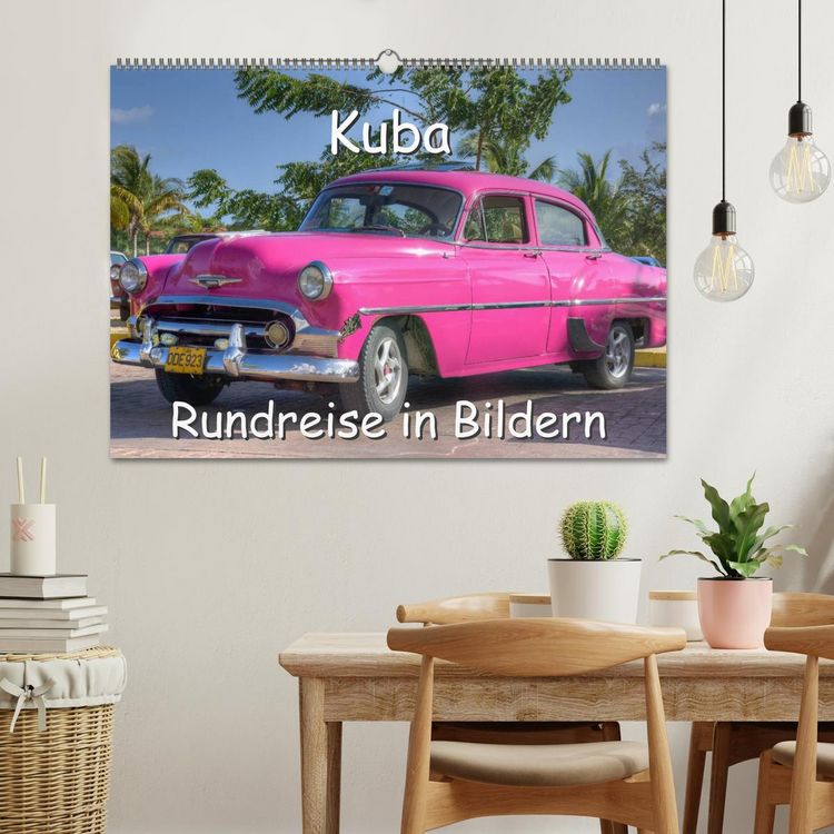 Produktbild: Kuba - Rundreise in Bildern (Wandkalender 2026 DIN A2 quer), CALVENDO Monatskalender