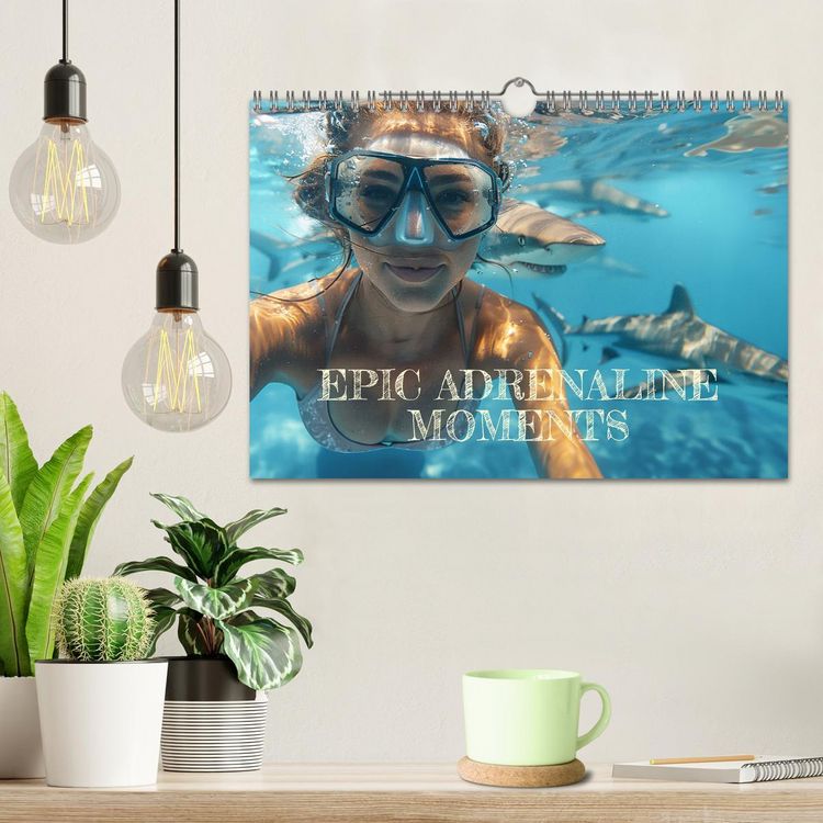 Produktbild: Epic Adrenaline Moments (Wall Calendar 2026 DIN A4 landscape), CALVENDO 12 Month Wall Calendar
