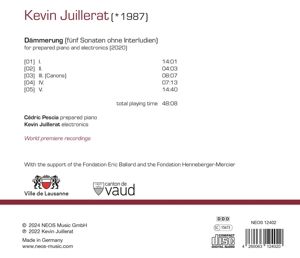 Produktbild: Kevin Juillerat: D&auml;mmerung (f&uuml;nf Sonaten ohne Inte