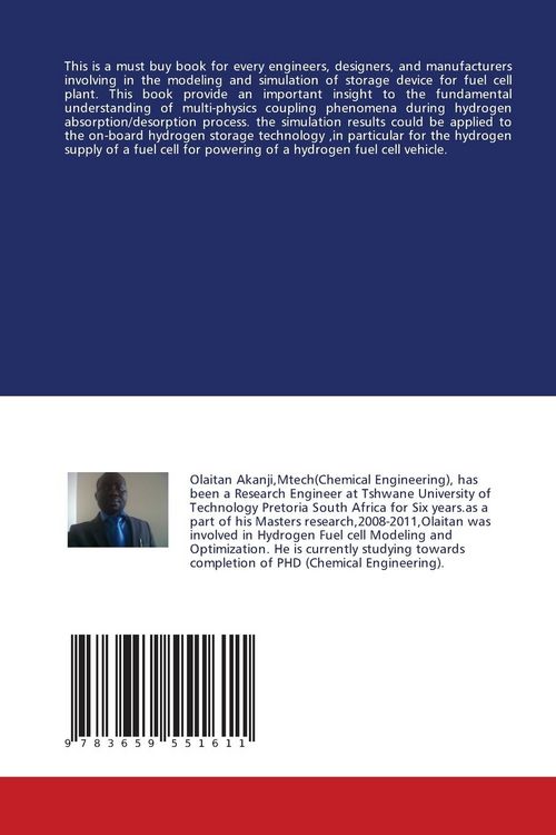 Produktbild: Modeling and Simulation of hydrogen storage device for fuel cell plant