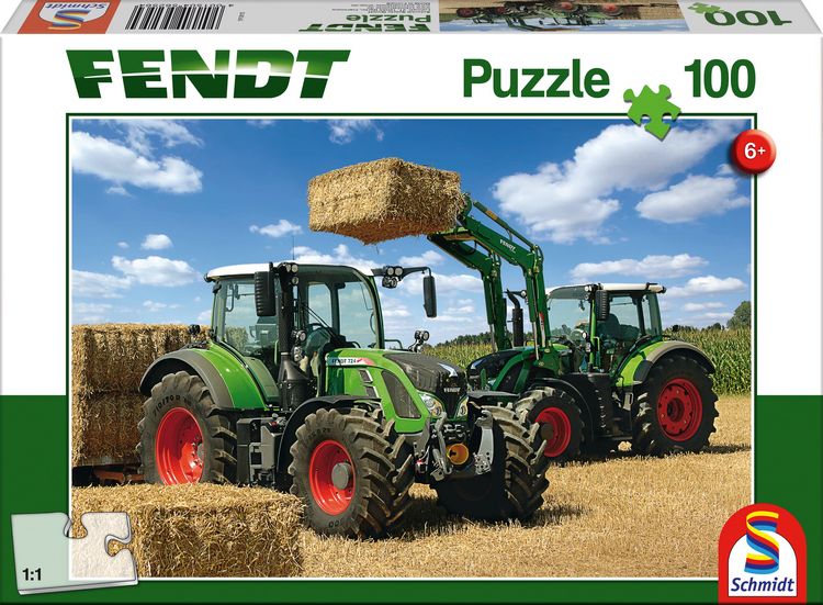 Produktbild: Schmidt Spiele - 724 Vario, Fendt 716 Vario mit Frontlader Cargo 4x85, 100 Teile